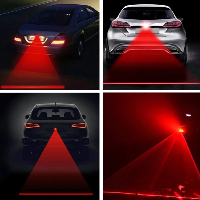 Car laser brake light